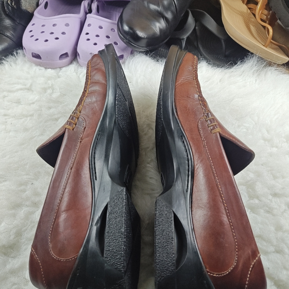 Cole Haan Country Brown Leather Loafers – Men’s  Dress Shoes Size 10.5W - Picture 9 of 13